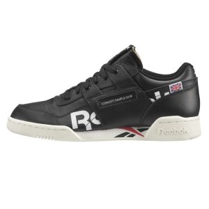 Reebok Workout Plus MU Turnschuhe Herren - Schwarz/Weiß/Rot - DE 853-YNW